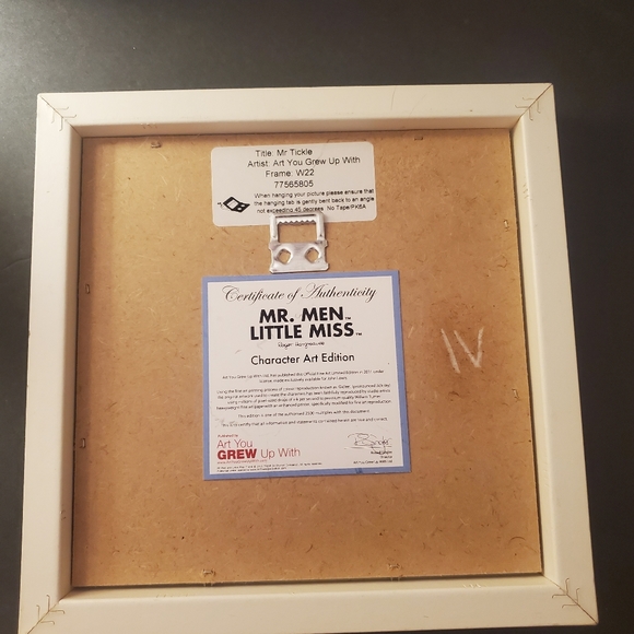 Limited edition Mr. Tickle framed art with coa - Picture 3 of 12
